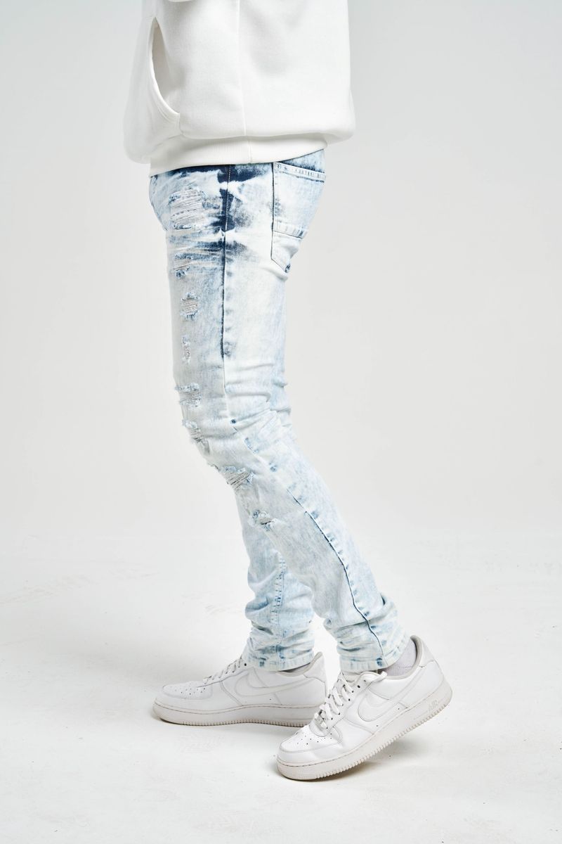 【L最安値】シュプリームBleached Denim PrintNuptse L最安値】シュプリームBleached Denim PrintNuptse