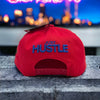 US Cotton Just Hustle Snapback Hat (Red) / 2 for $15