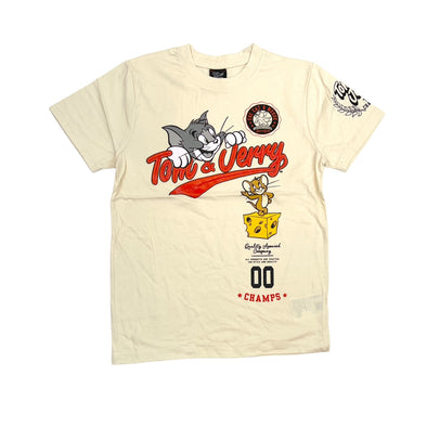Tom and Jerry Seam Seal Tee (Cream) / $16.99 2 for $30