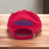 US Cotton Just Hustle Dad Hat (Red) / 2 for $15