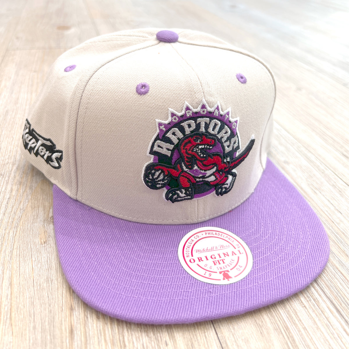 新品Mitchell&ness × Just Don × Raptors CAP M&N x Just Don Purple Toronto Raptors Snapback Hat