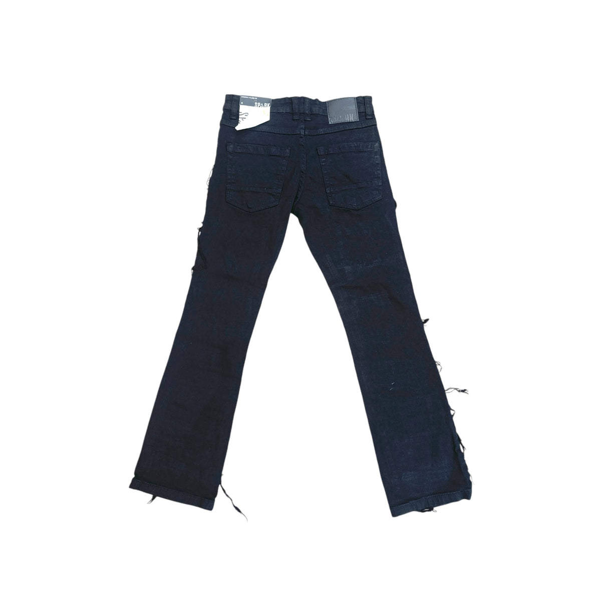 Spark Boy's Ripped Stacked Jean (Jet Black)