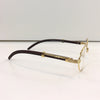 Upstreamers Gold Frame Clear Lens Glasses (Circle)
