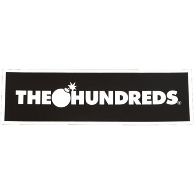 The Hundreds Logo Sticker (Black) - Fashion Landmarks