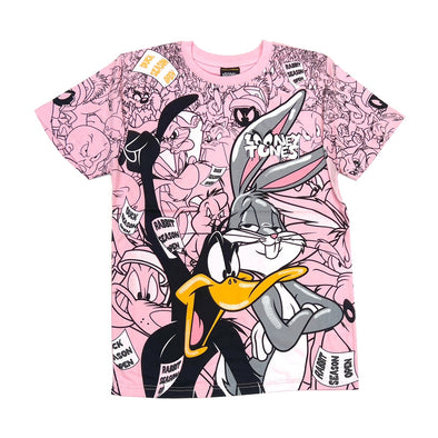 Looney Tunes Bugs Bunny & Daffy Tee (Pink) - UPSTREAMERS