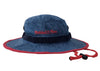 Mitchell & Ness Chicago Bulls Denim Printed Boonie Bucket Hat - UPSTREAMERS
