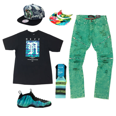 Nike Foampostie Northern Light Outfit - UPSTREAMERS