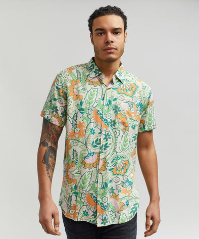 Reason Clothing Tropical Vibes S/S Shirt - UPSTREAMERS