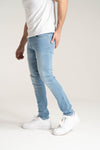 Solutus Premium Stretch Jeans with 3D Crinkle (Light Blue) - UPSTREAMERS