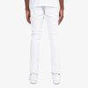 Copper Rivet Plain Slim  Boy Jean (White)