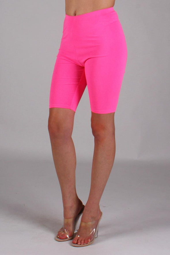 Red Fox Women's Biker Short (Neon Pink)