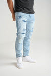 Spark Light Blue Ripped Jean