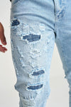 Spark Light Blue Ripped Jean