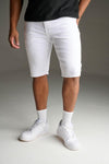 Spark Stretch Twill Jean Short (White)