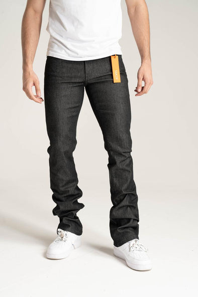 Taker Premium Raw Stretch Stacked Jean (Raw Black)