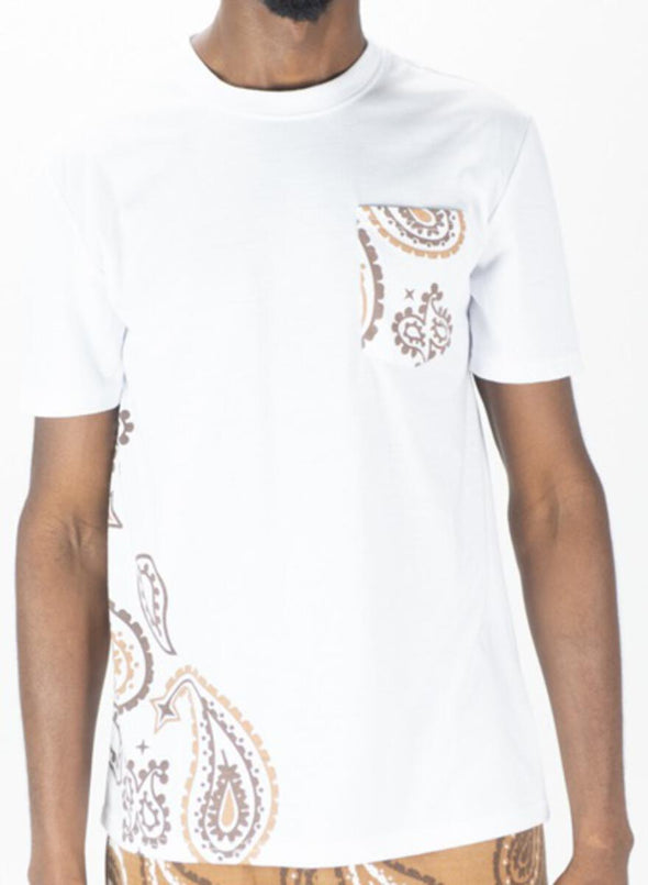 Rebel Minds Paisley Tee (White)