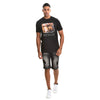 Switch Ripped Jean Short (Black)