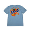 Black Pike Faded Patch Embroidred Tee (Sky Blue)