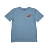 Black Pike Faded Patch Embroidred Tee (Sky Blue)