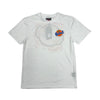 Black Pike Faded Patch Embroidred Tee (White)