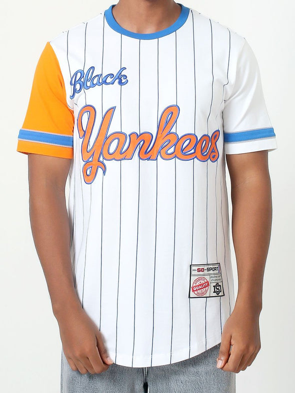 SD Sport Black Yankees Football Jersey Tee