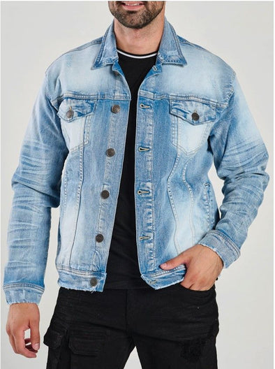 Spark Denim Jacket (Light Sand Blast)
