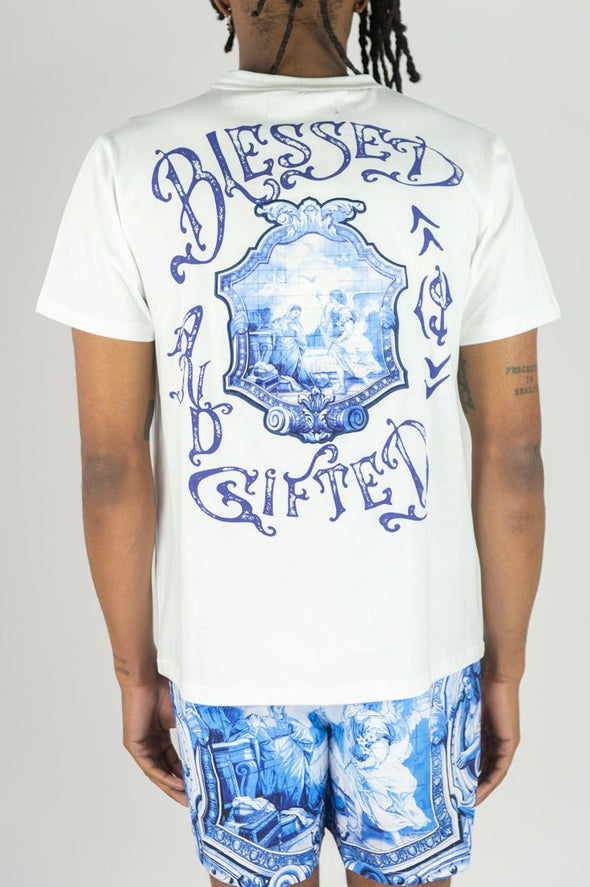 Rebel Minds Blessed and Gifted Tee (White)