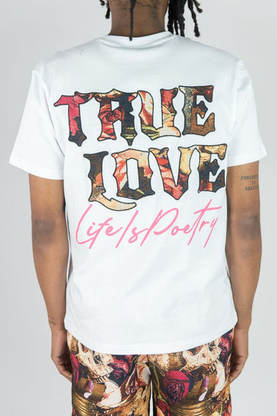 Rebel Minds True Love Tapestry Tee (White)
