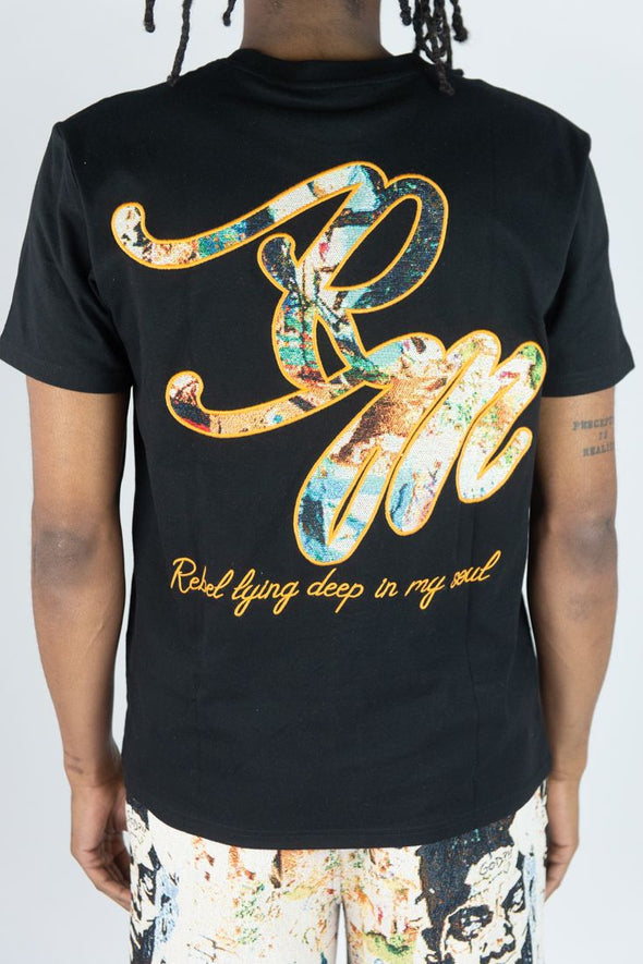 Rebel Minds Deep In My Soul Tapestry Tee (Black)