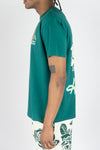 Rebel Minds Hustle Rose Tee (Hunter Green)