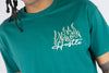 Rebel Minds Hustle Rose Tee (Hunter Green)