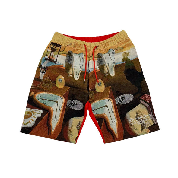 Blackpike Tapestry Better Late Fleece Short (Red)