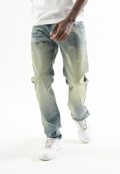 Taker Slim Straight Premium Cross Hatch Jean (Tint)