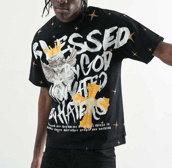 Taker Blessed Oversized Tee (Black)
