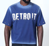 SD Sport Detroit Cropeed Rhinestone Tee