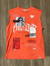 Highly Undrtd Clique Sleveless Tee (Peach)