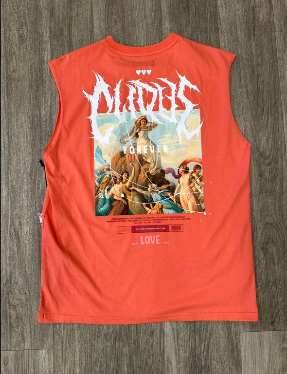 Highly Undrtd Clique Sleveless Tee (Peach)