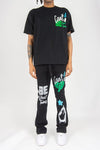 Rebel Minds Rhinestone Tee (Black)
