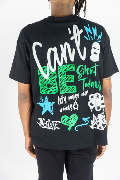 Rebel Minds Rhinestone Tee (Black)