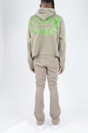 Rebel Minds Fearless Creop Hoodie