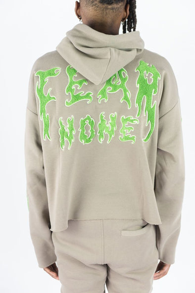 Rebel Minds Fearless Creop Hoodie