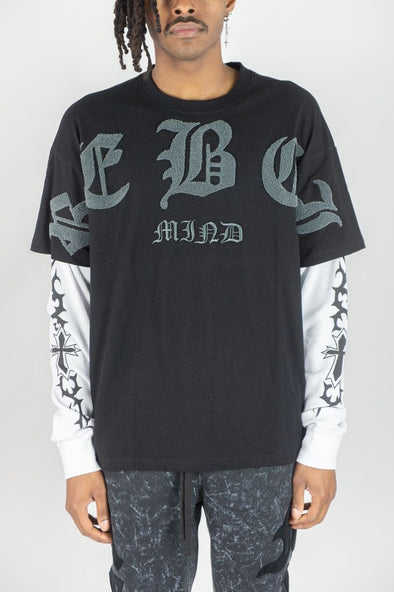 Rebel Minds Long Sleeve Tee (Black)