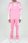 Rebel Minds Long Sleeve Tee (Pink)