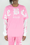 Rebel Minds Long Sleeve Tee (Pink)