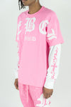 Rebel Minds Long Sleeve Tee (Pink)