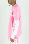 Rebel Minds Long Sleeve Tee (Pink)