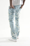 Taker Stretch Multi Patch Stacked Jean (Tint)