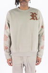 Rebel Minds Palms Crewneck (Taupe)