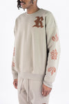 Rebel Minds Palms Crewneck (Taupe)