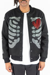 Rebel Minds Rhine Stone Varcity Jacket